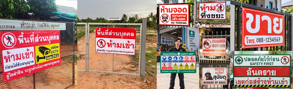 ตัวอย่างงานผลิตและติดตั้ง